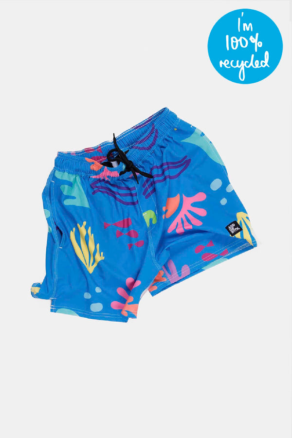 kids-board-shorts-recycled-blue-swimwear-surf-wear-andorwith