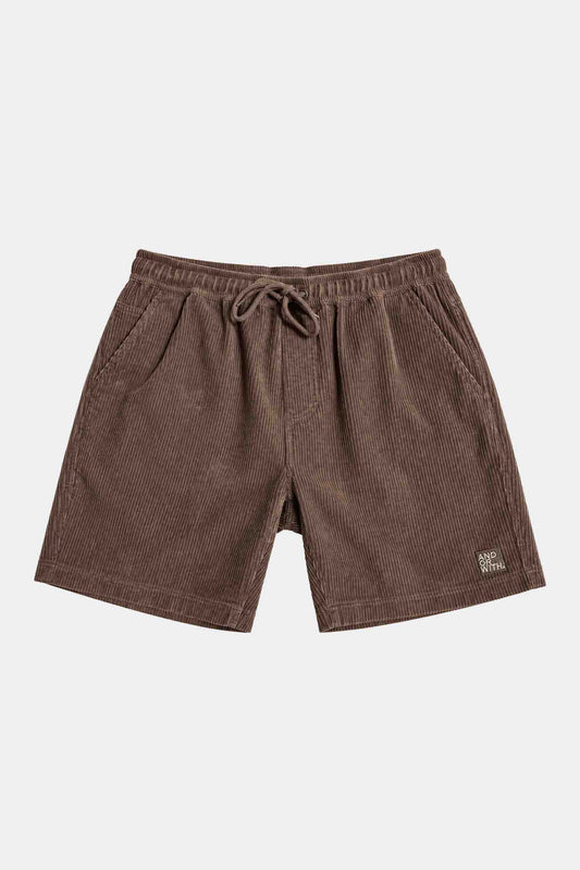 Beach Bum Corduroy Shorts Brown