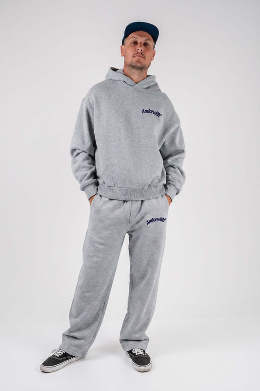 Swoop Track Pants Grey Marle