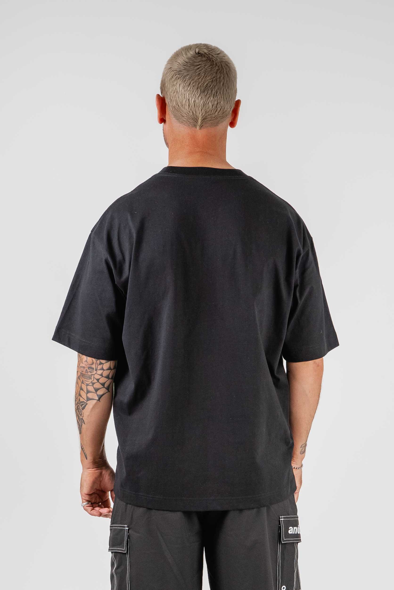 Green Pill Box Tee Black