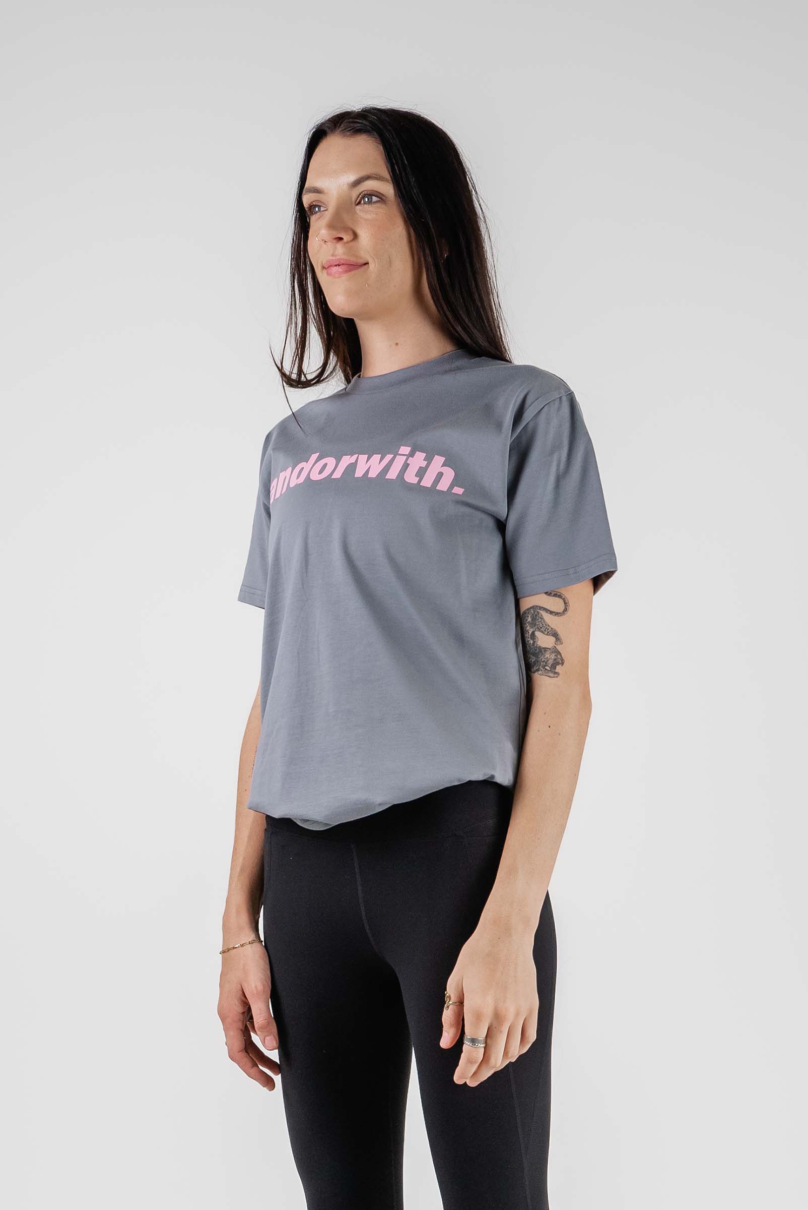 Statement Tee Gravel