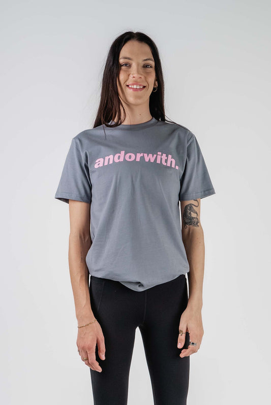 Statement Tee Gravel