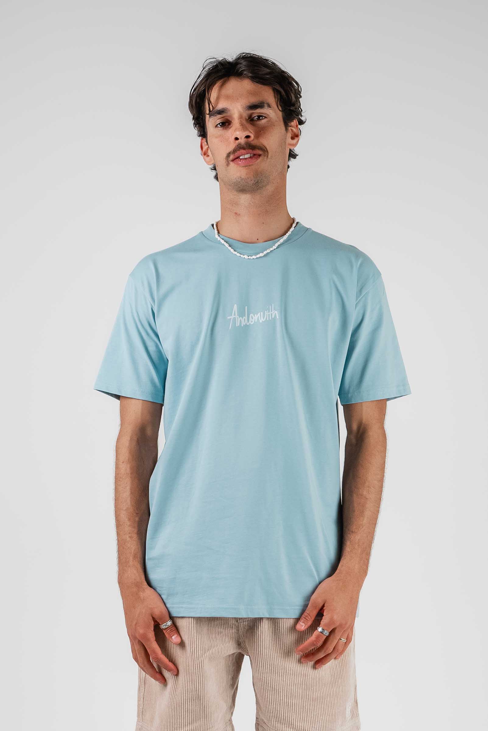 Weekend Getaways Tee Pale Blue