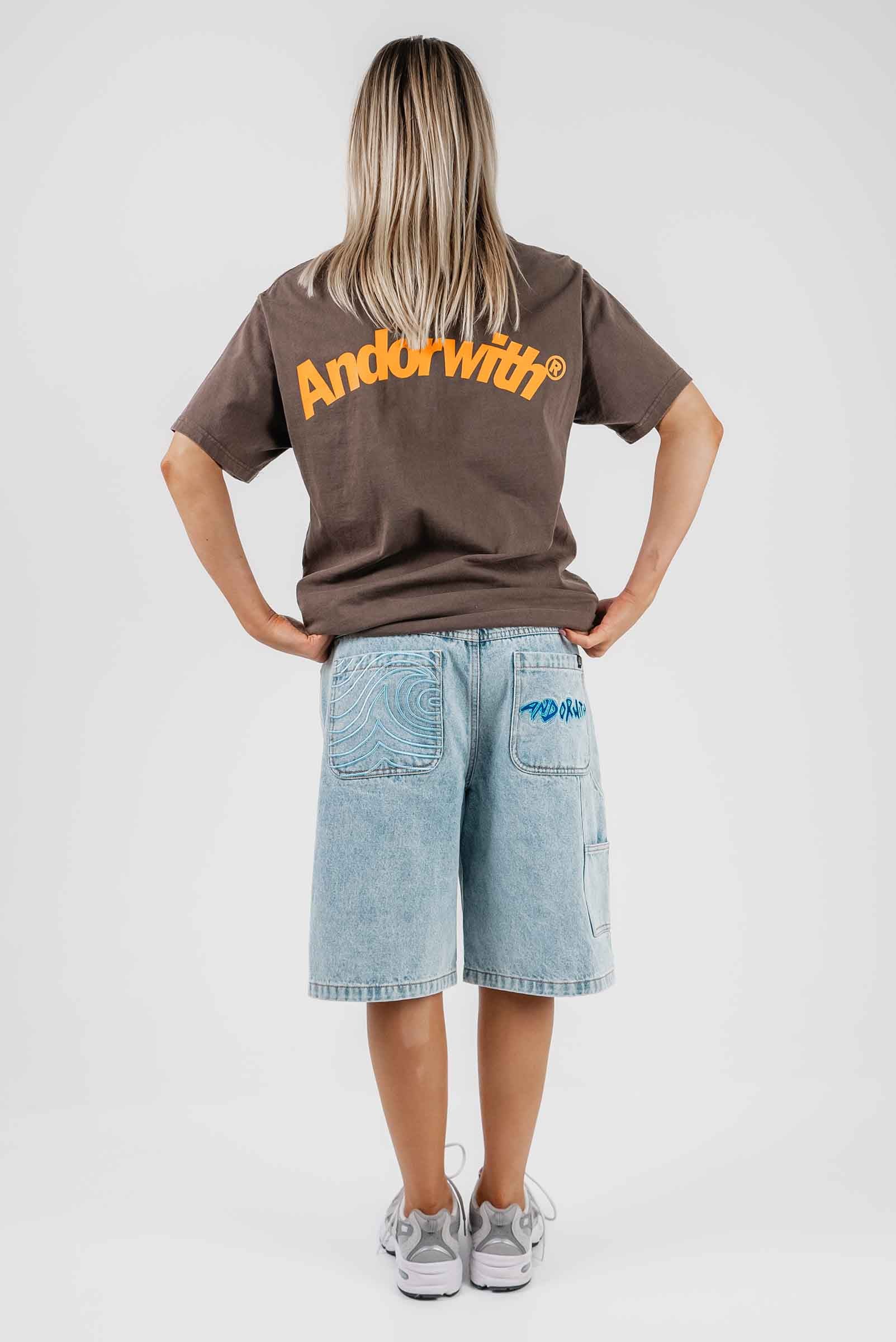 Swoop Oversized Tee Brown