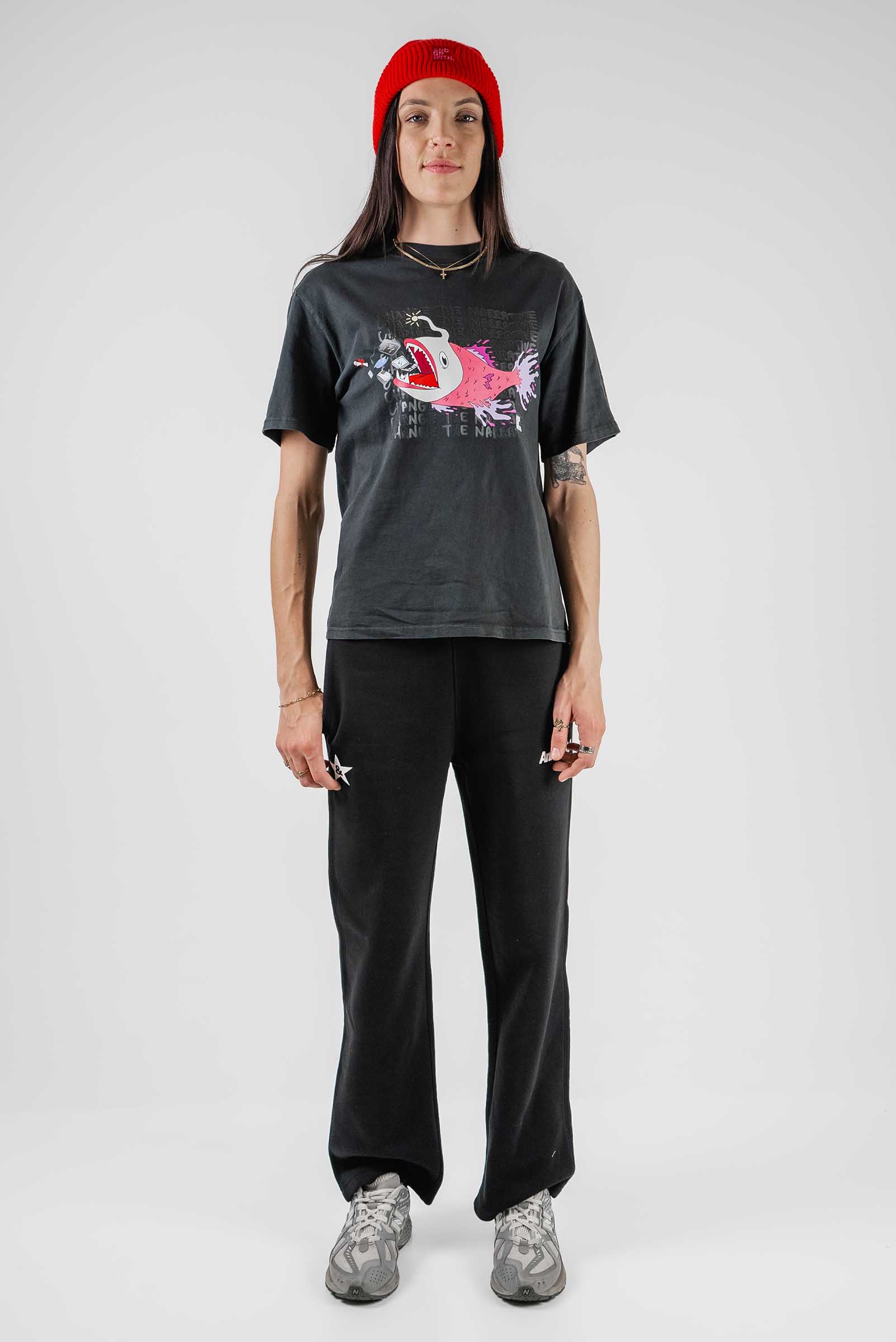 Change The Narrative Box Tee Black