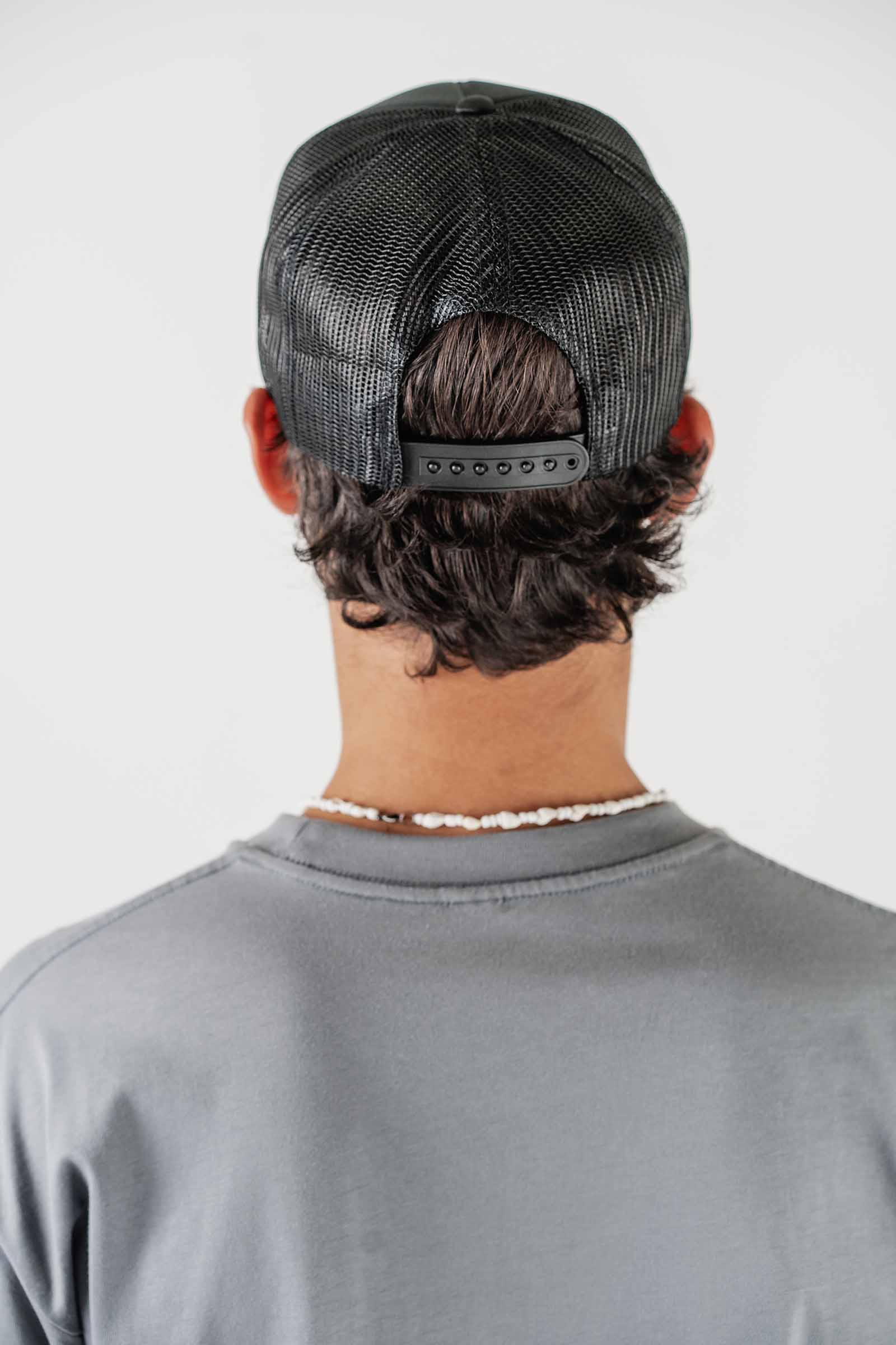 Logo Foam Trucker Hat Black