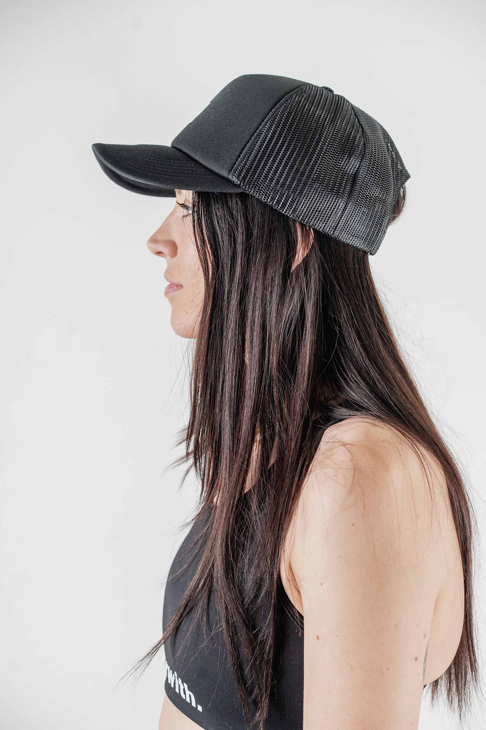 Logo Foam Trucker Hat Black