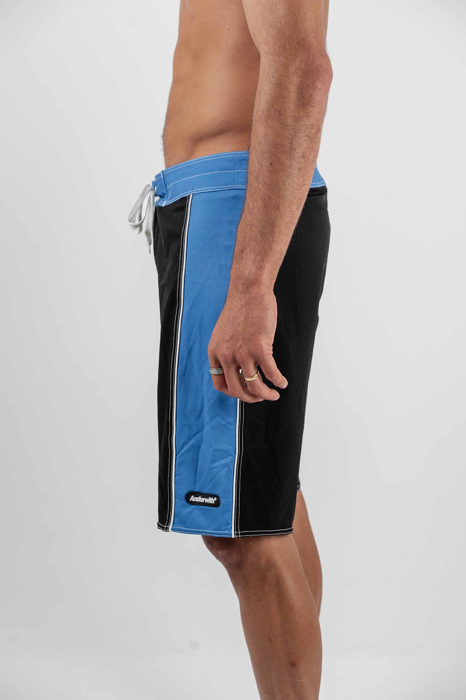 Statement Surf 20" Boardshort Black/Blue
