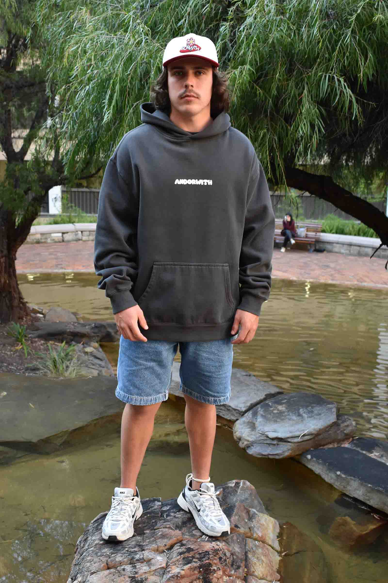 We're In This Together Hoodie Faded Black