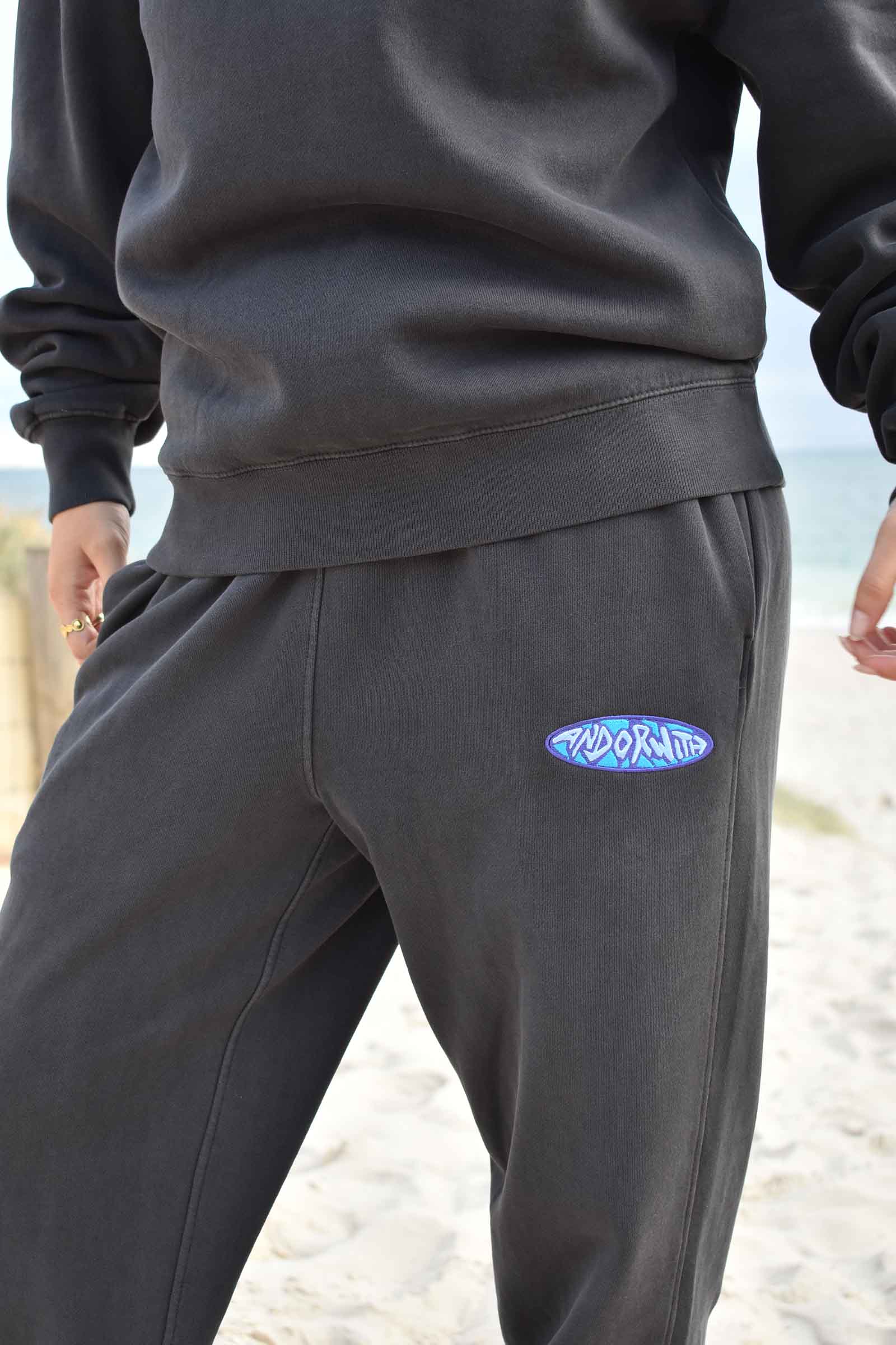 Shield Trackpants Faded Black