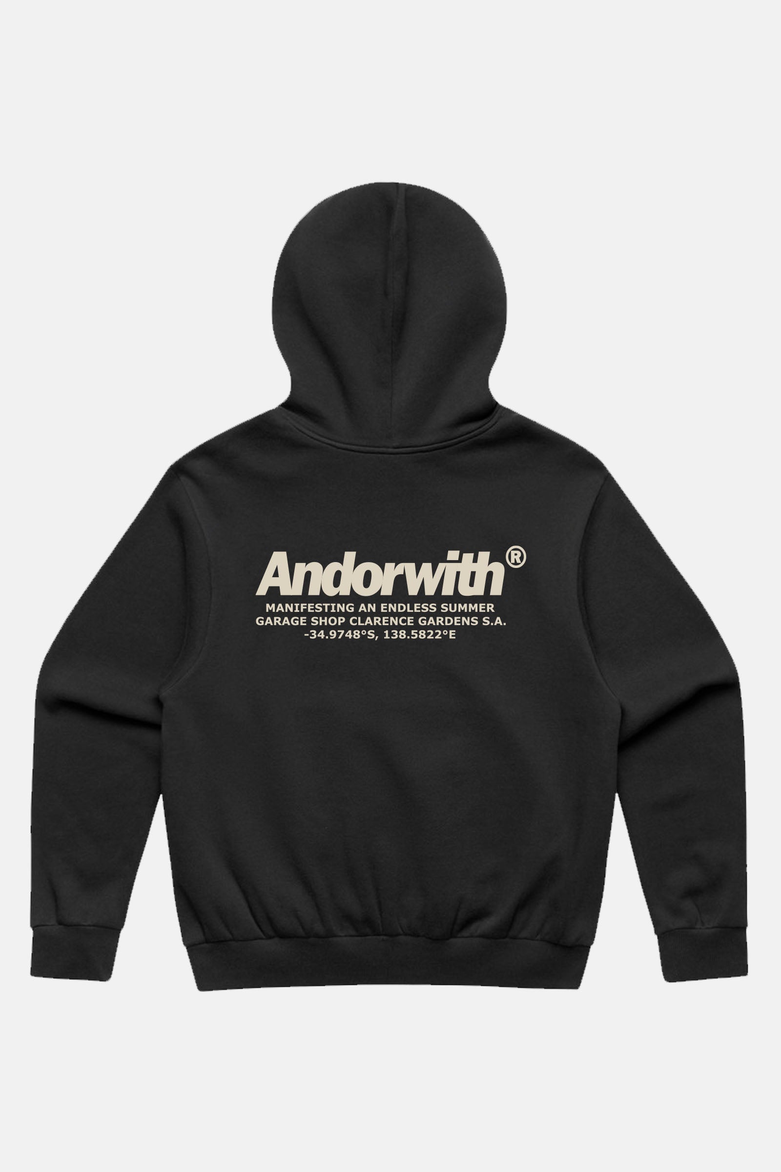 Garage Shop Box Fit Hoodie Black