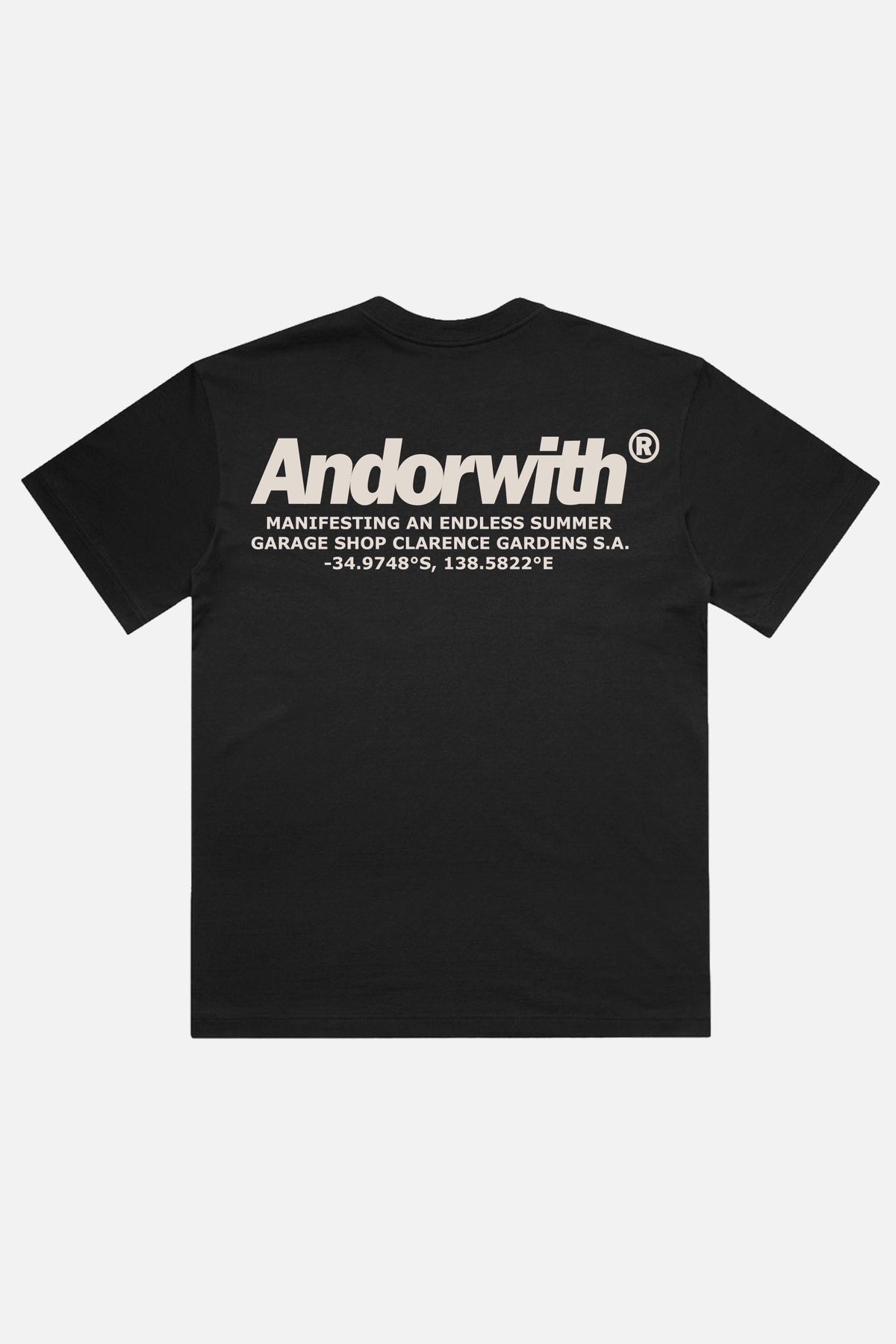 Garage Shop Box Fit Tee Black