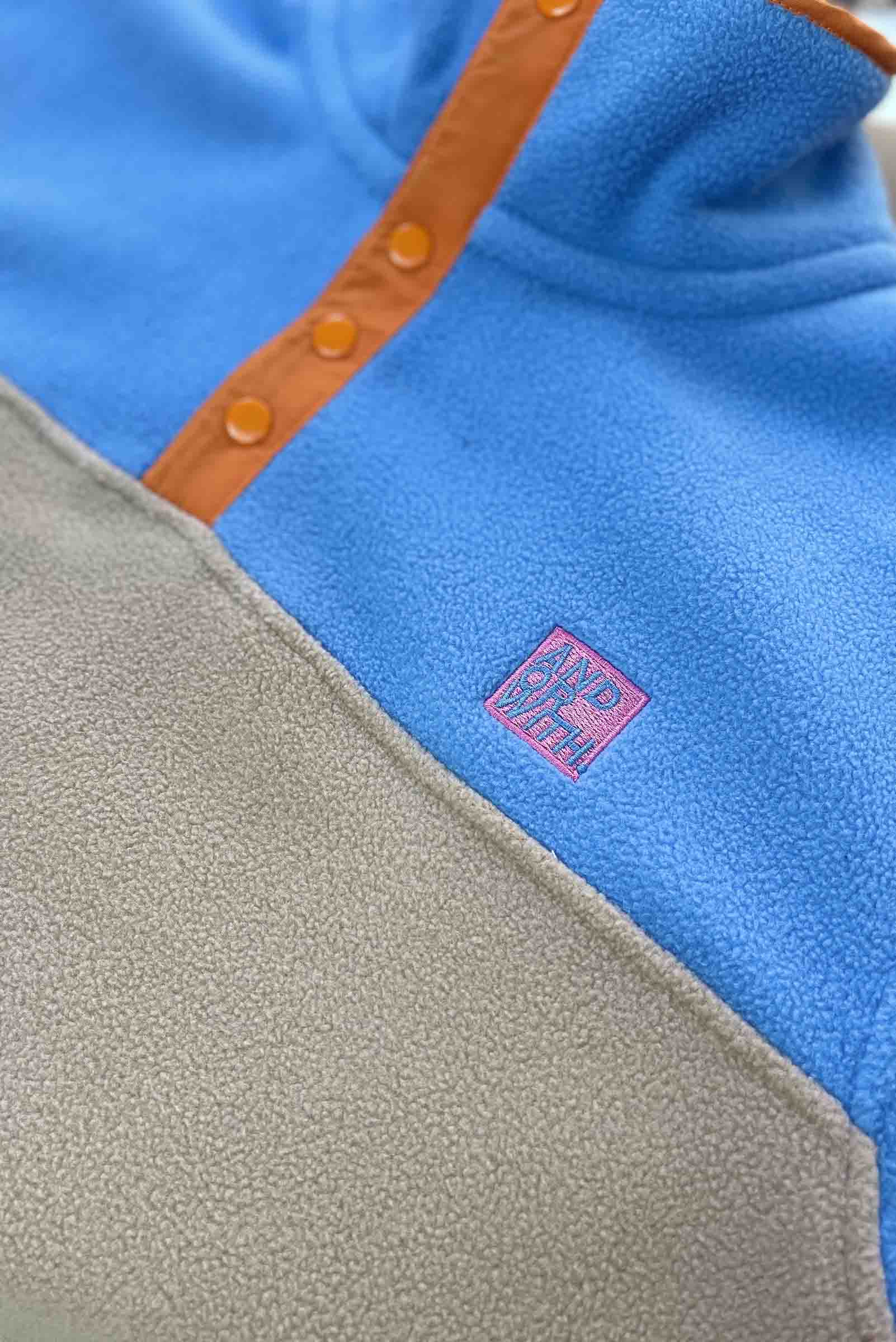 Campfire 1/4 Snap Polar Fleece Pullover Blue