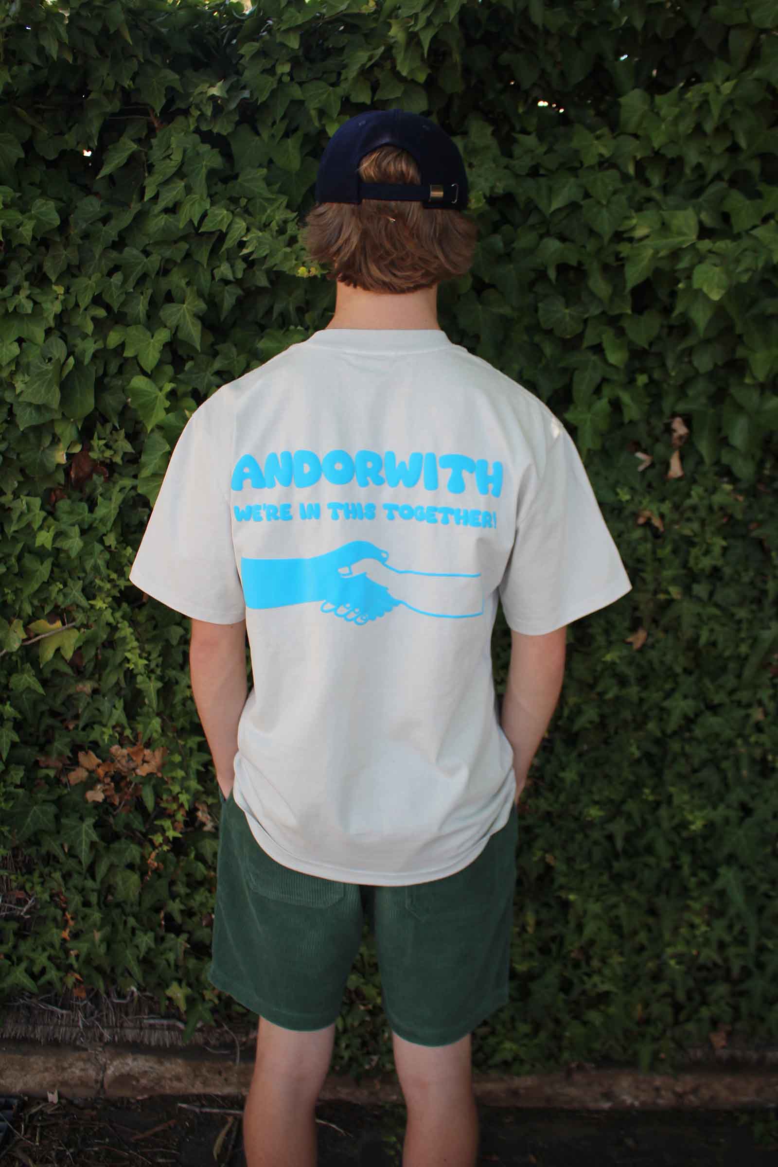 We're In This Together Oversized Tee Bone