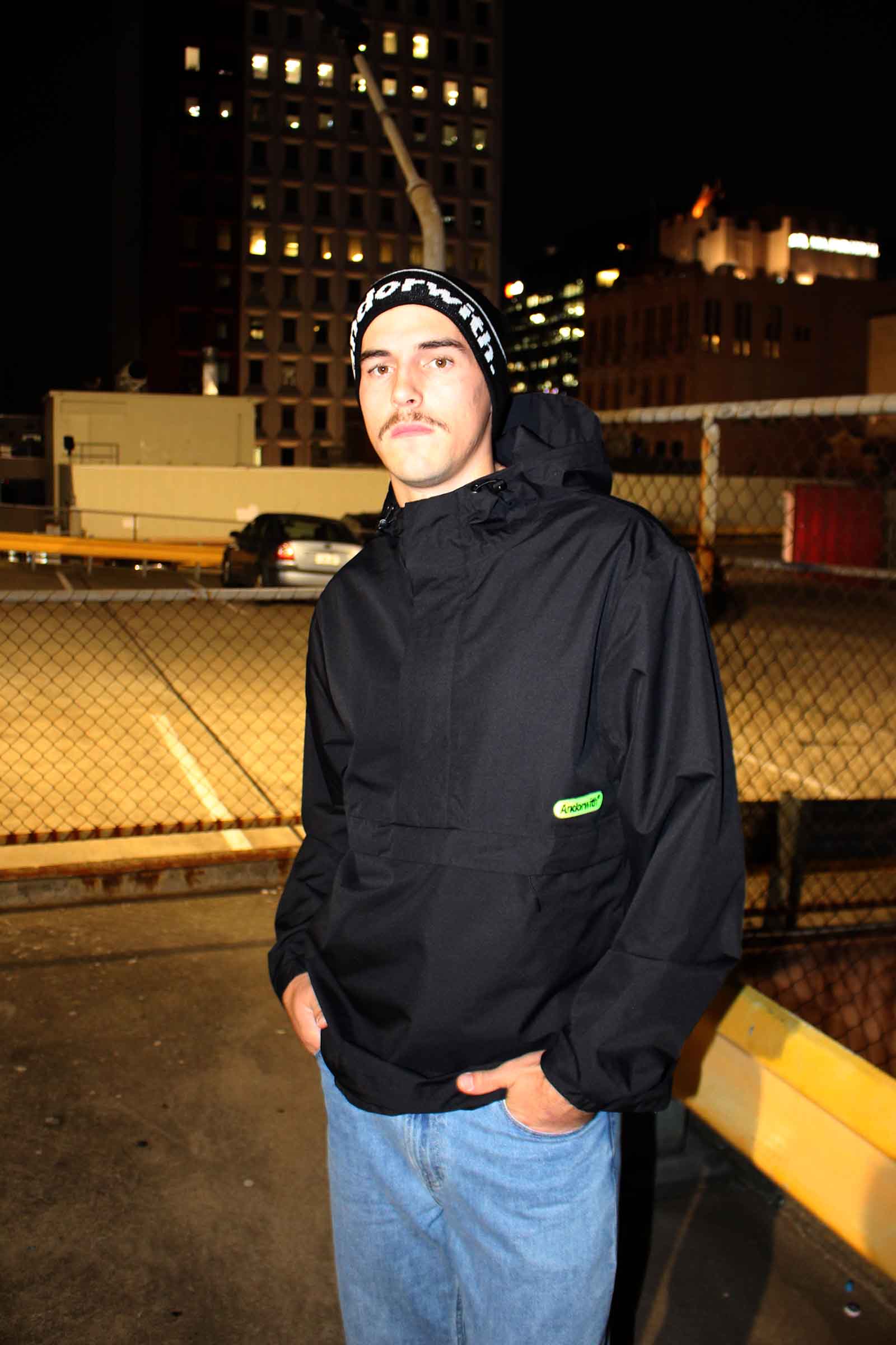 Green Pill Waterproof Anorak Jacket