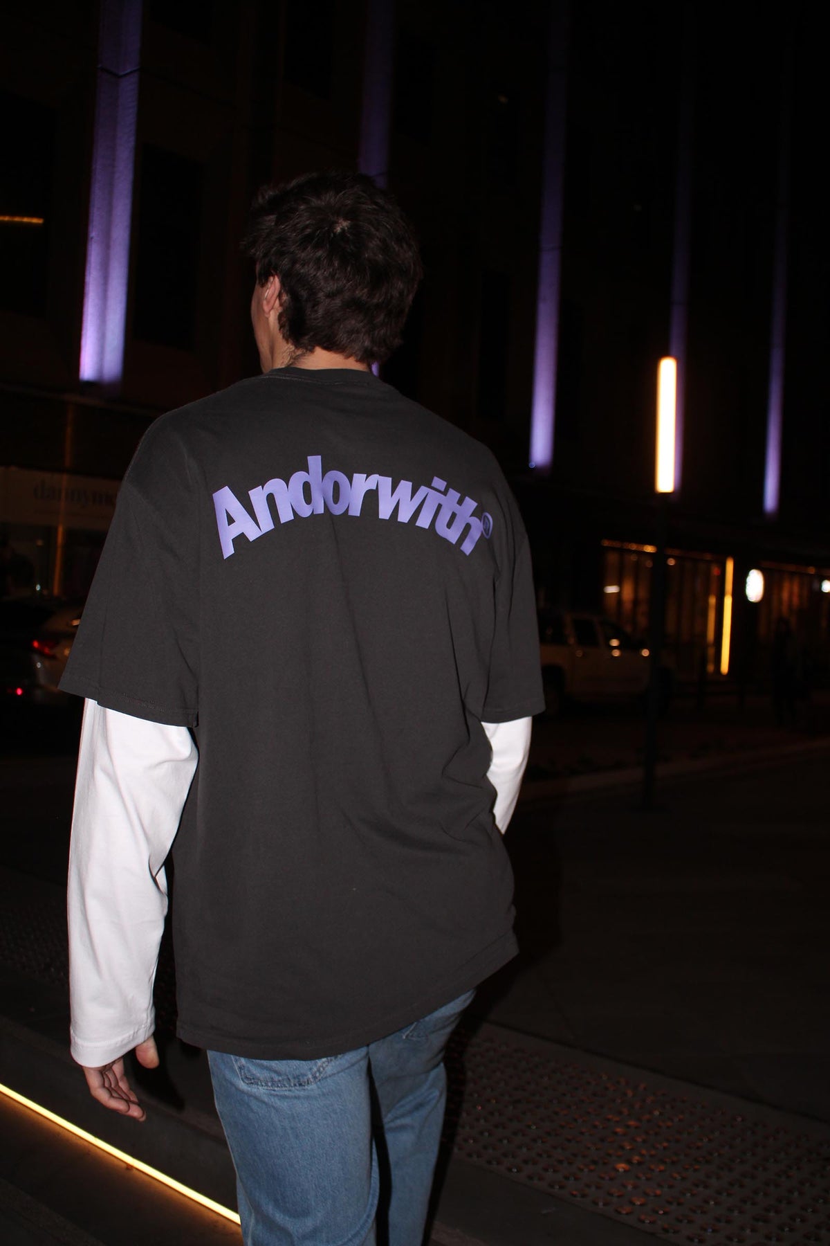 Swoop Oversized Tee Black