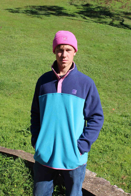 Campfire 1/4 Snap Polar Fleece Pullover Aqua