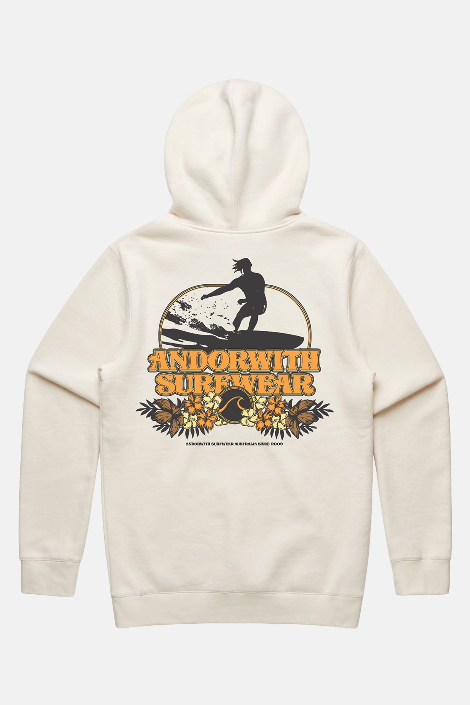 Retro Surfwear Hood Cream