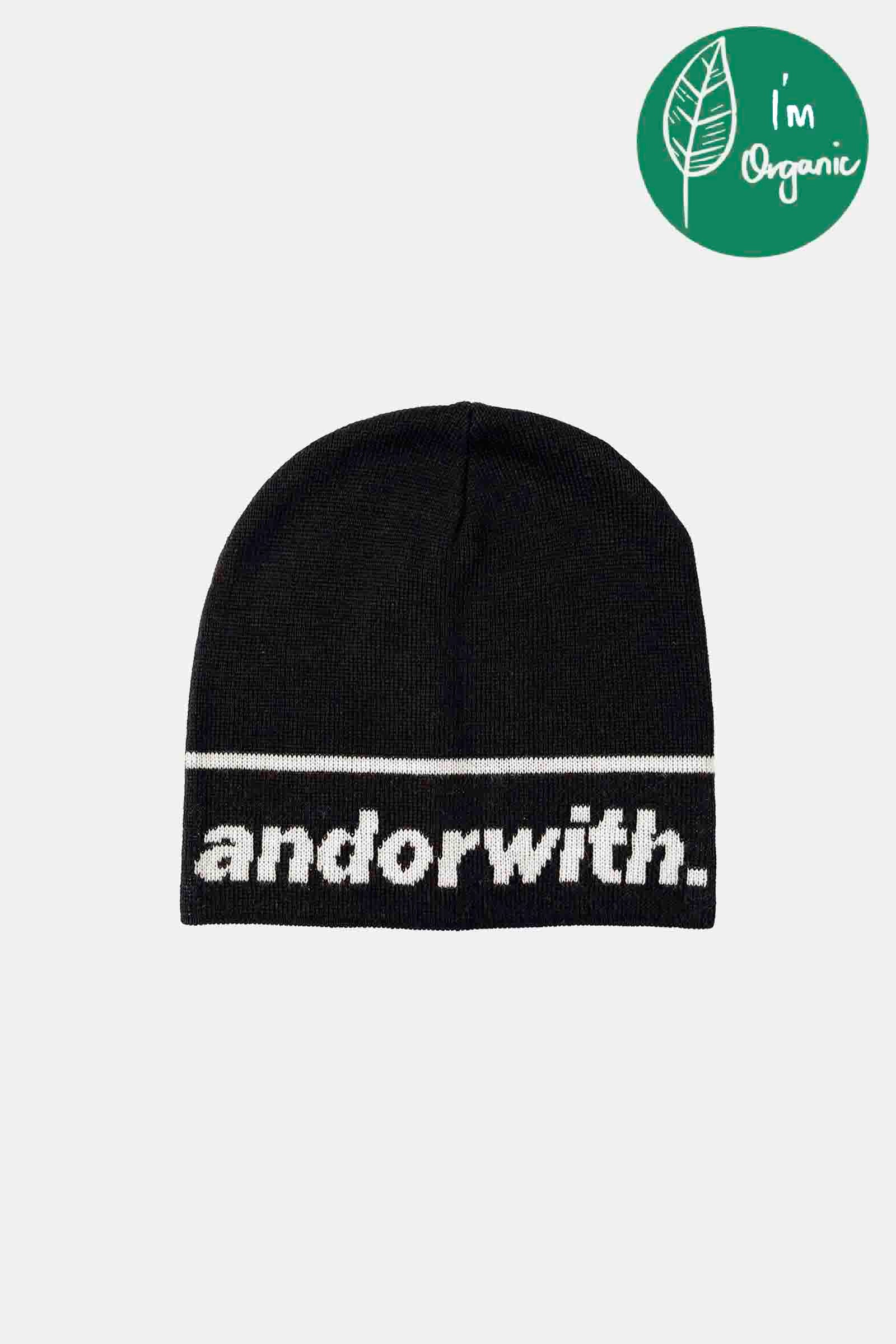 Statement Cuffless Beanie Black