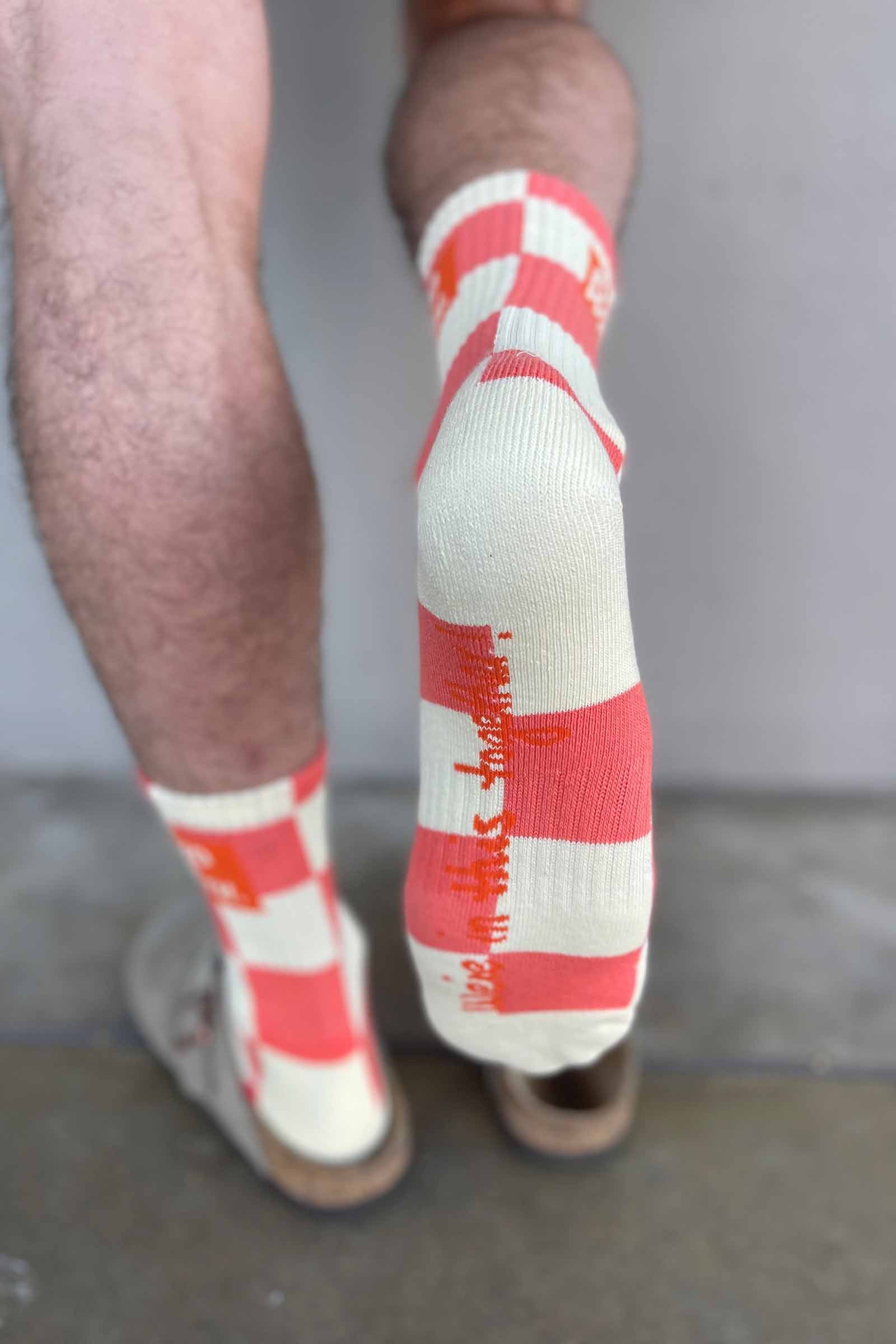 unisex-checkered-socks-andorwith-surf-skate-wear