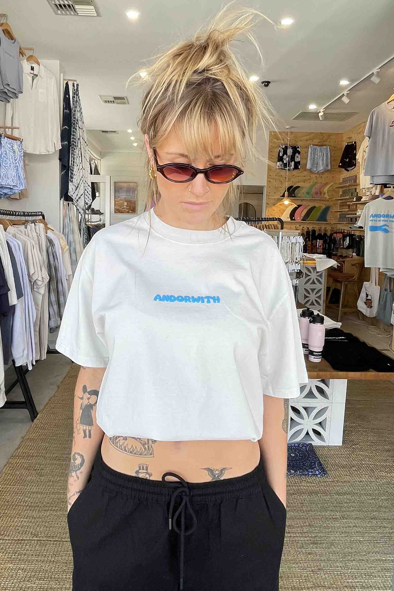 We're In This Together Oversized Tee Bone