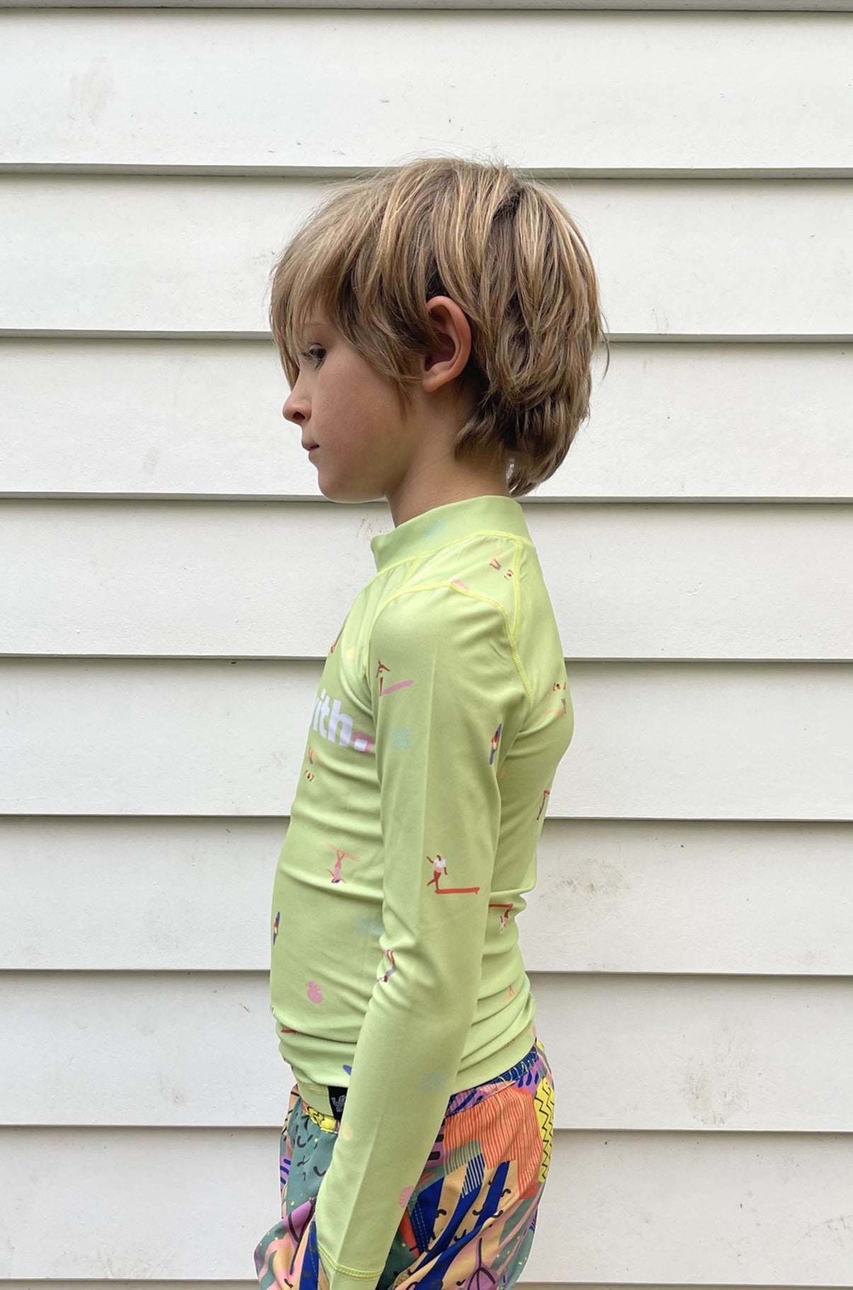 long sleeve-rashie-rash vest-recycled-andorwith-kids-surf-wear