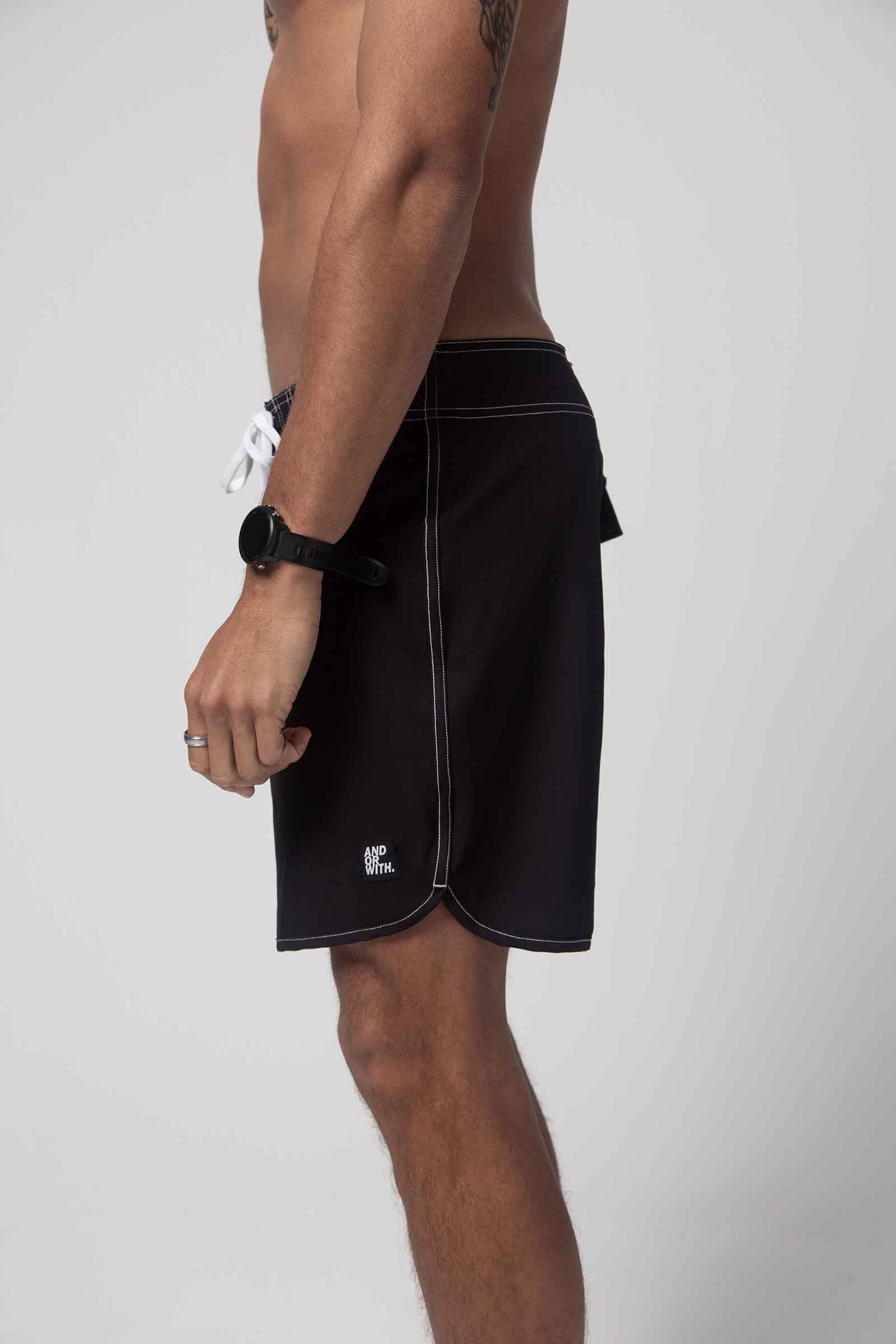 recycled-black-board-shorts-andorwith-surf-skate-wear