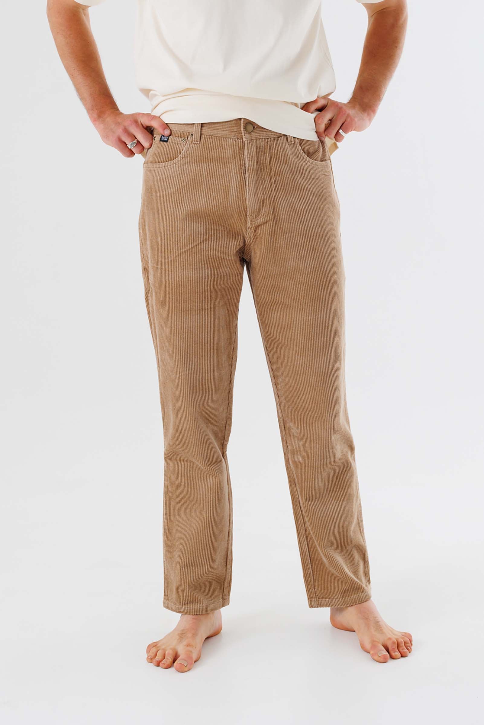 unisex-corduroy-pants-tan-andorwith-surf-skate-wear