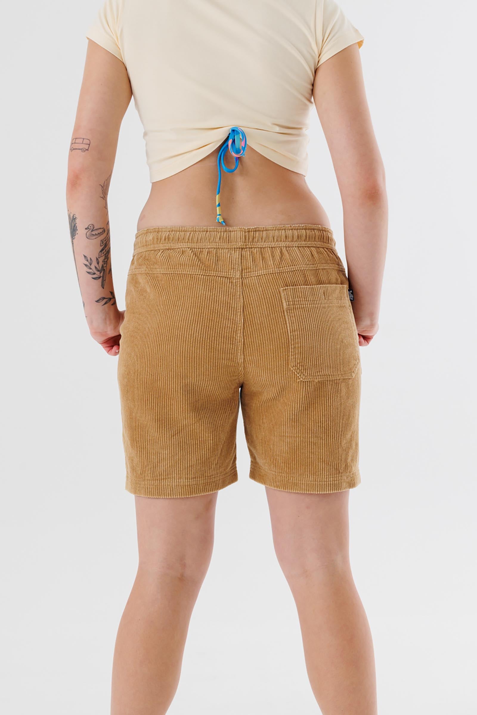 unisex-corduroy-shorts-brown-andorwith-surf-skate-wear