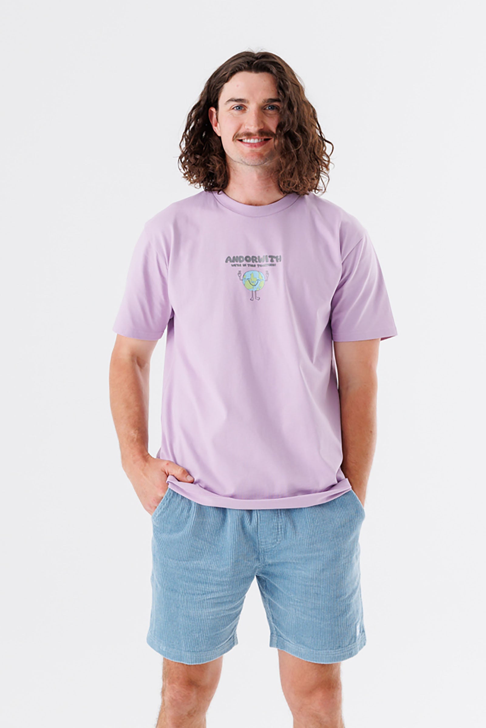 unisex-lavender-tshirt-andorwith-surf-skate-wear