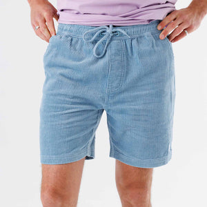 Corduroy-blue-shorts-andorwith-surf-skate-wear