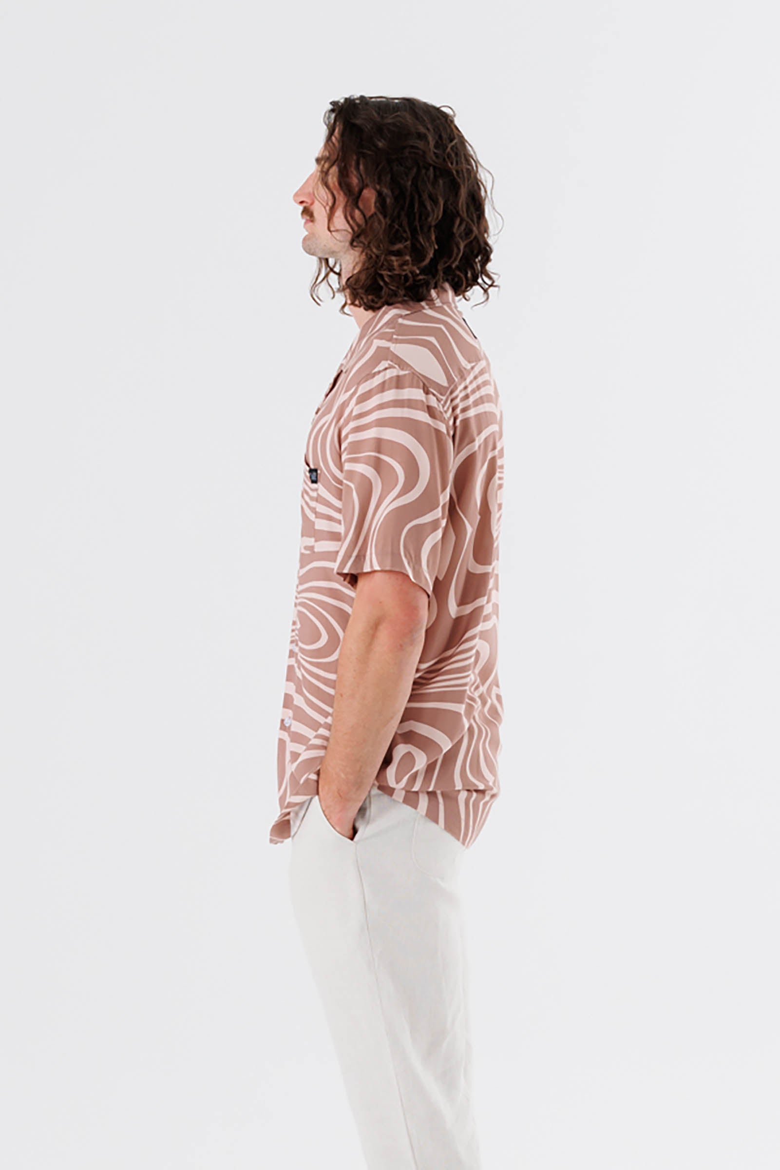unisex-organic-rayon-shirt-brown-andorwith-surf-skate-wear