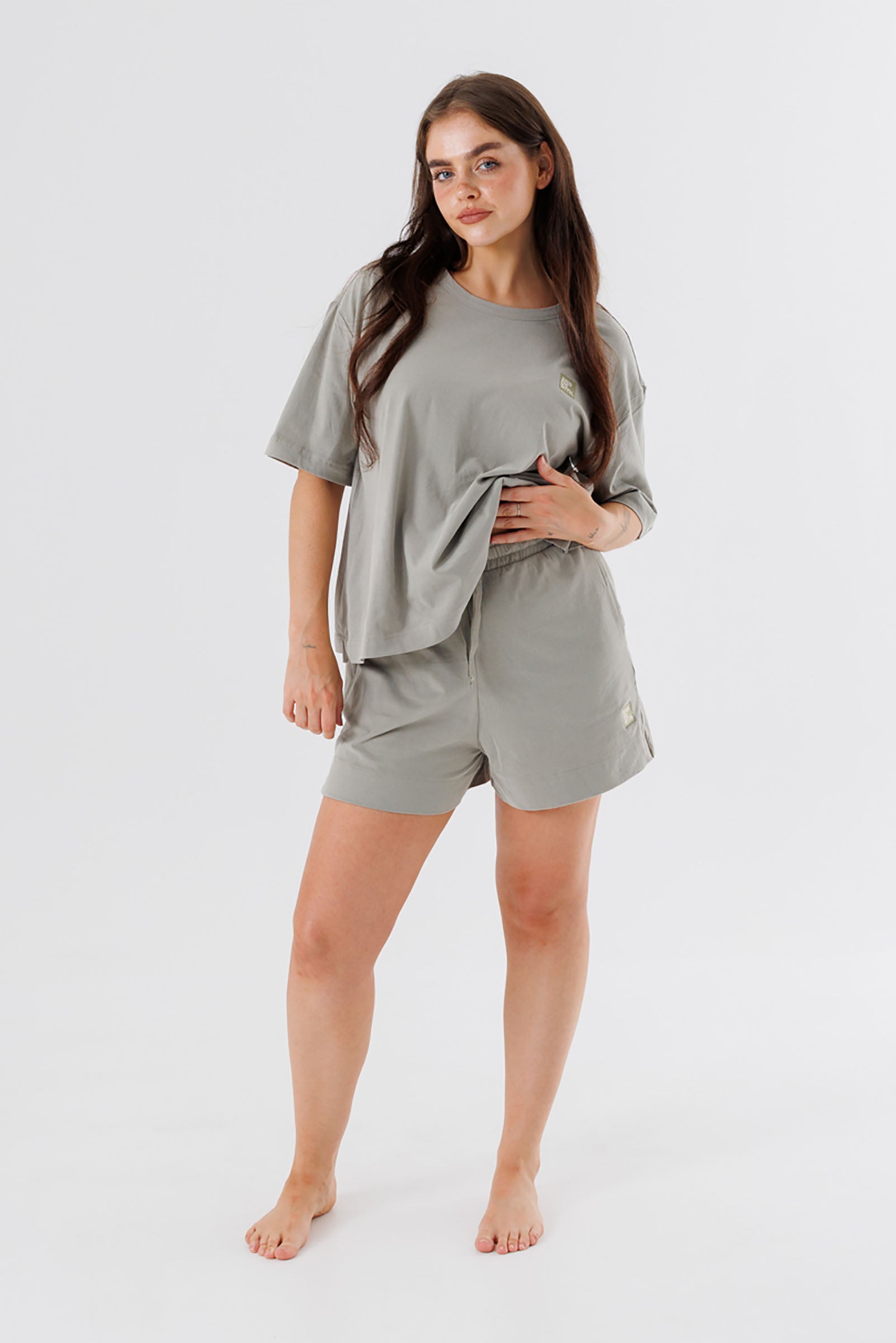 womens-lounge-green-soft-shorts-andorwith-sleep-wear