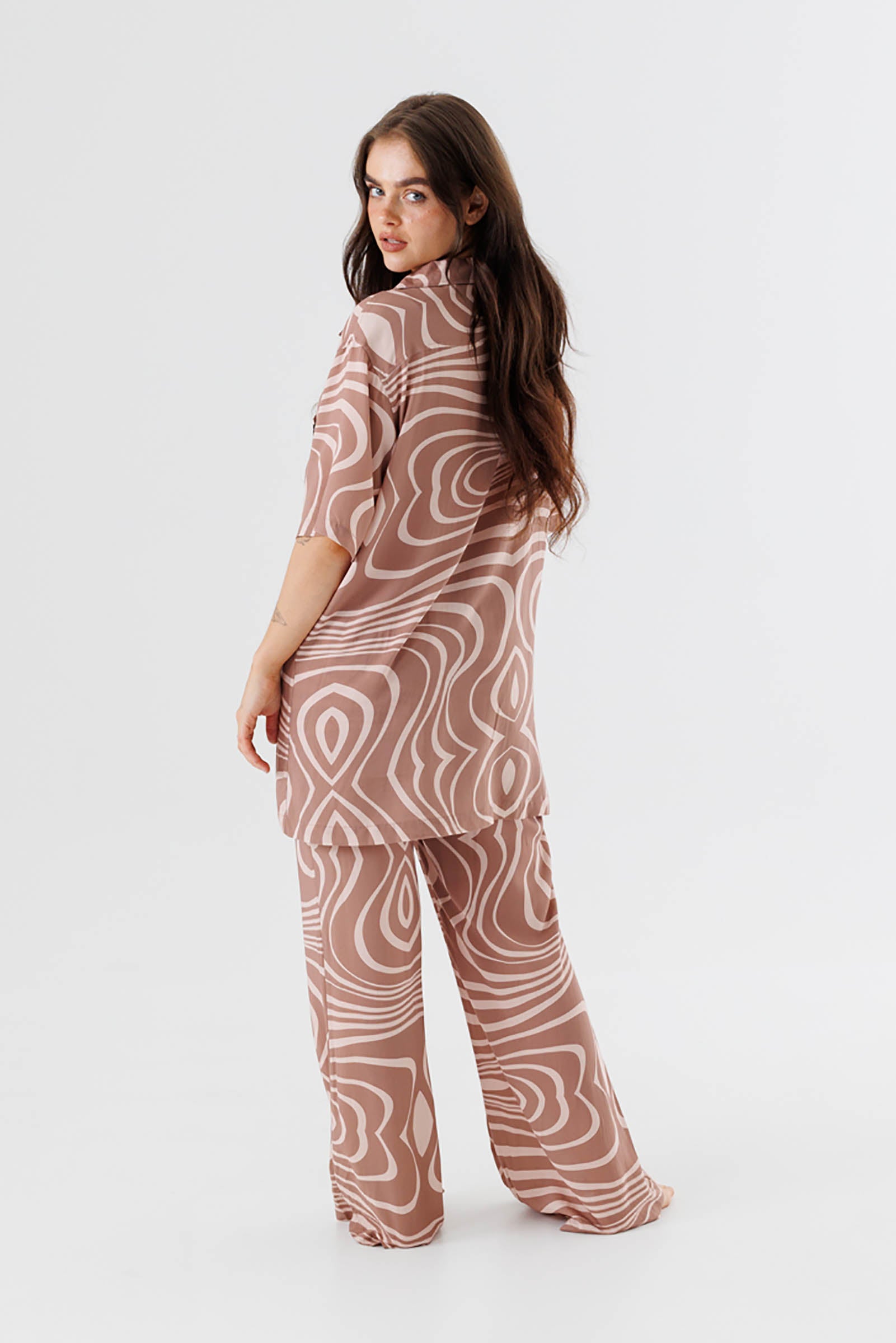 unisex-organic-rayon-shirt-brown-andorwith-surf-skate-wear