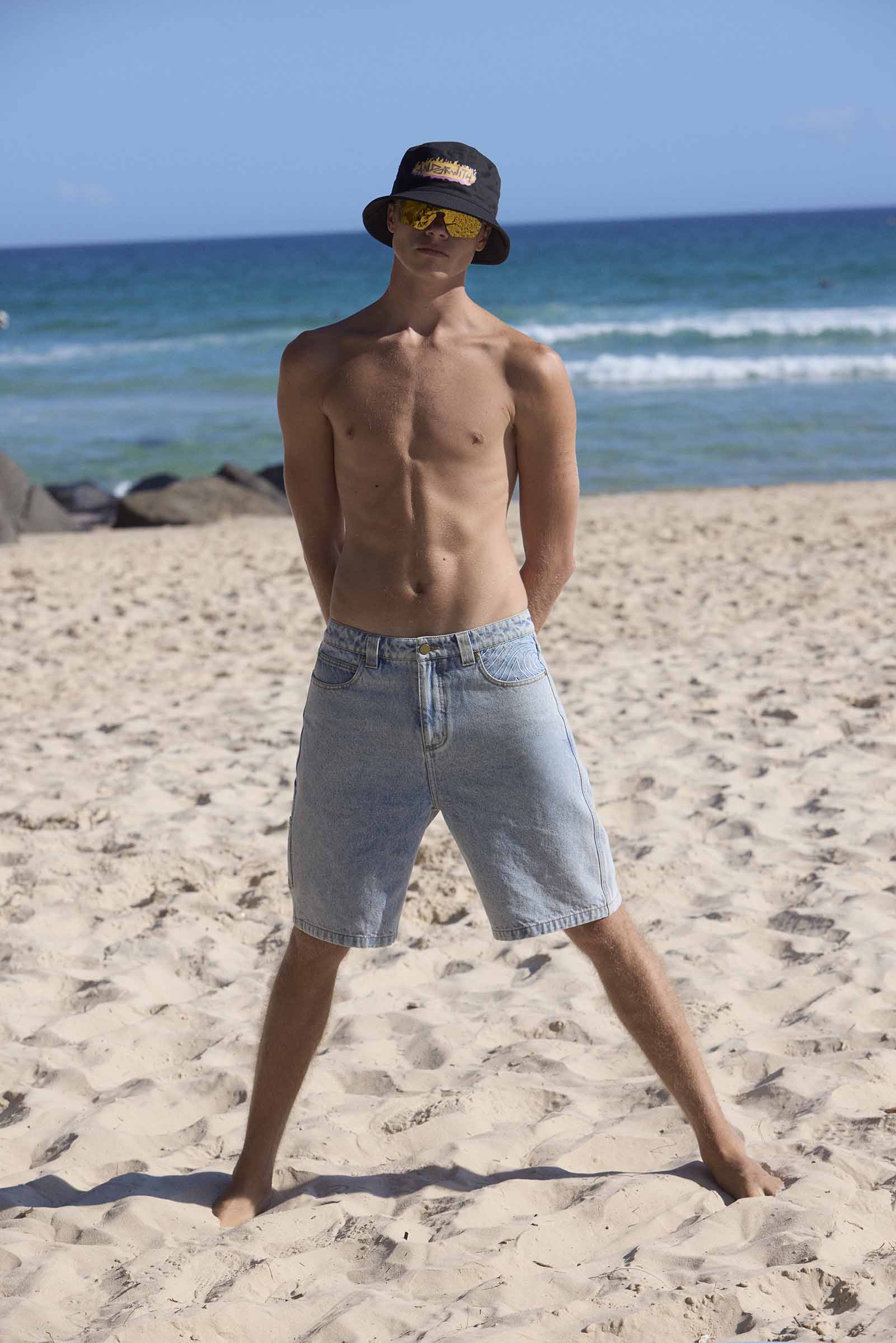 Waves Denim 21" Workwear Shorts