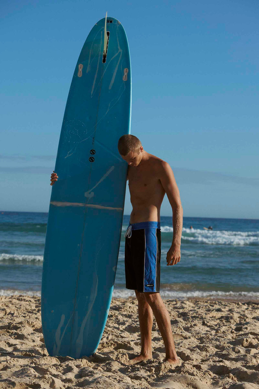 Statement Surf 20" Boardshort Black/Blue