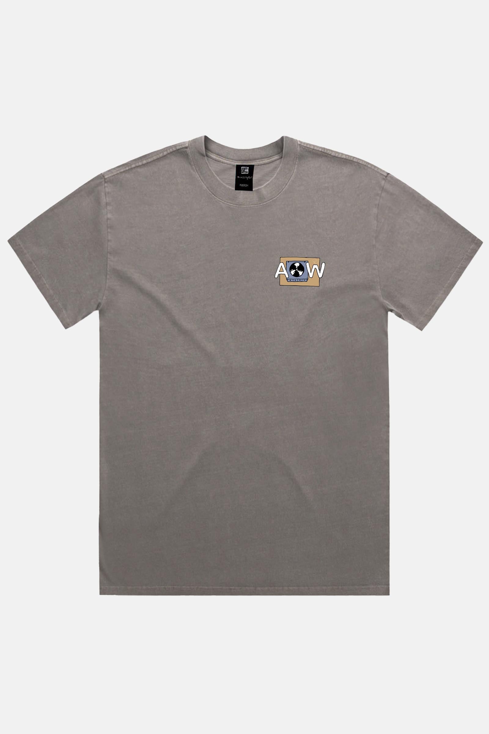 Andorwith Records Oversized Tee Grey