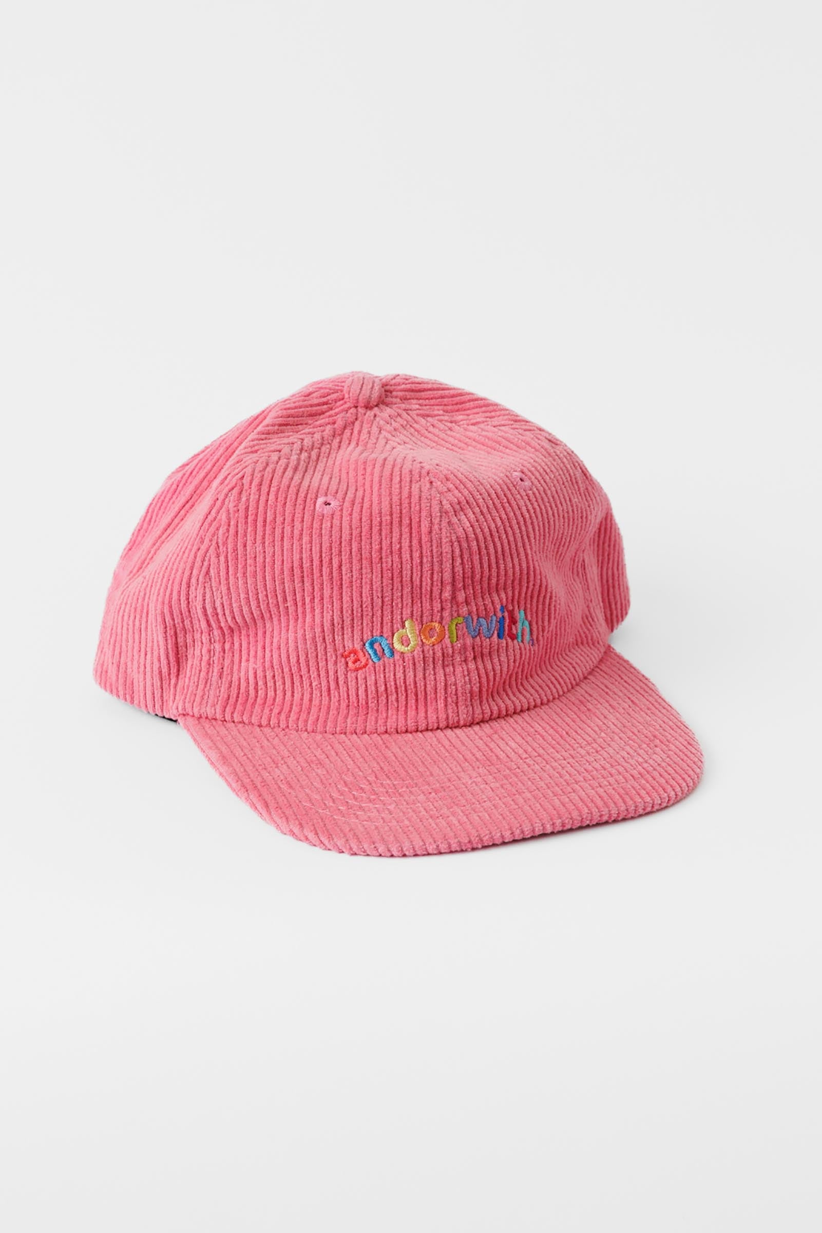 pink-corduroy-baseball-cap-andorwith-surf-skate-wear-Australia