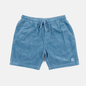 Beach Bum Corduroy Shorts Ocean Blue