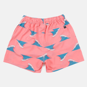 Peaks Beach Boardies Pink (100% recycled)