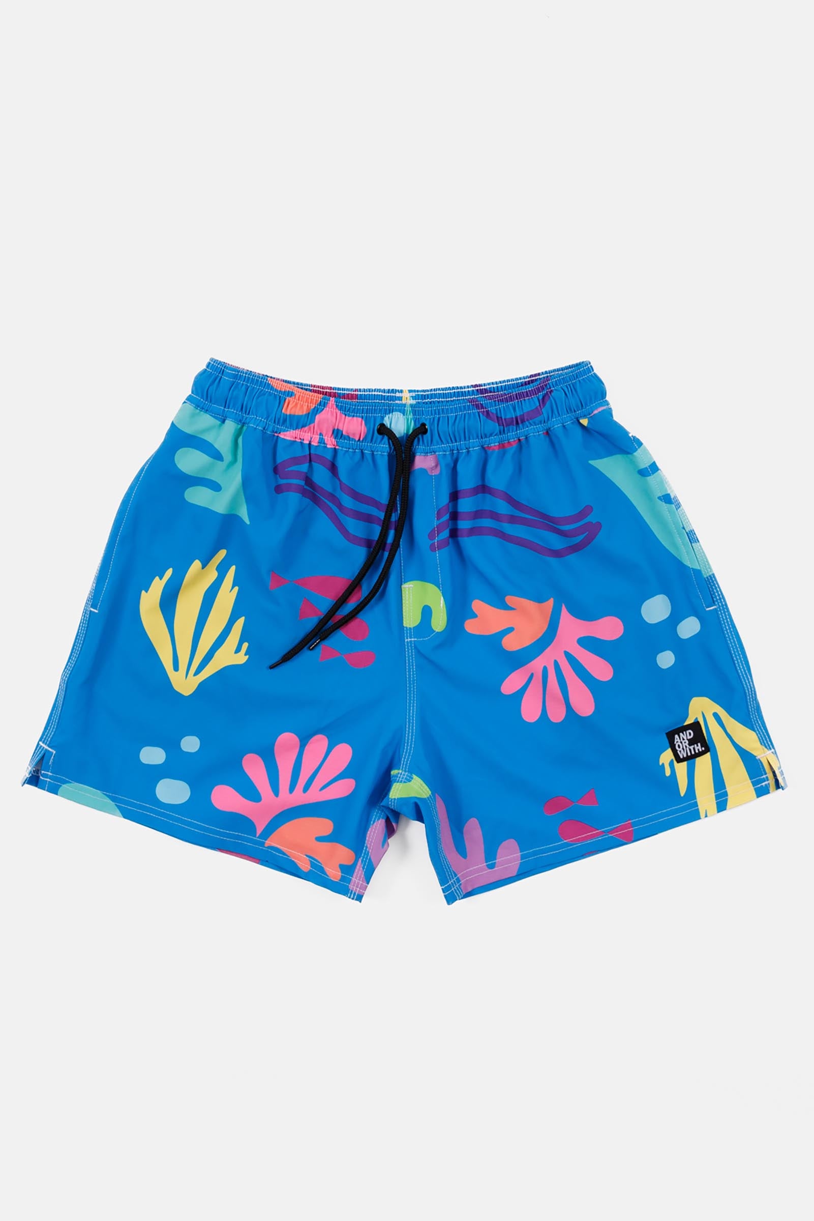 kids-board-shorts-recycled-blue-swimwear-surf-wear-andorwith