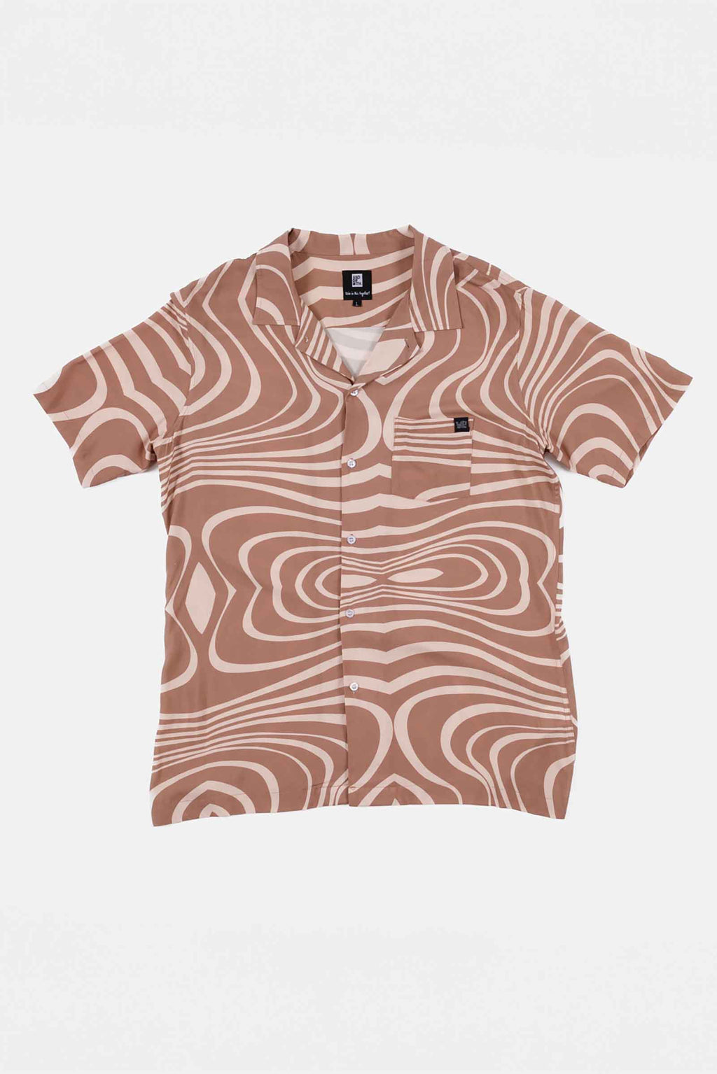 Swirl Shirt Organic Brown