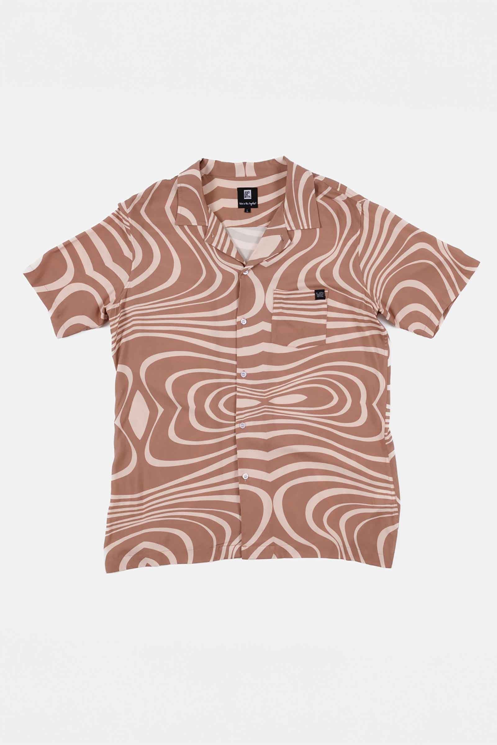 Swirl Shirt Organic Brown