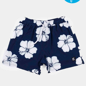 Hibiscus Beach Boardies Navy (100% recycled)