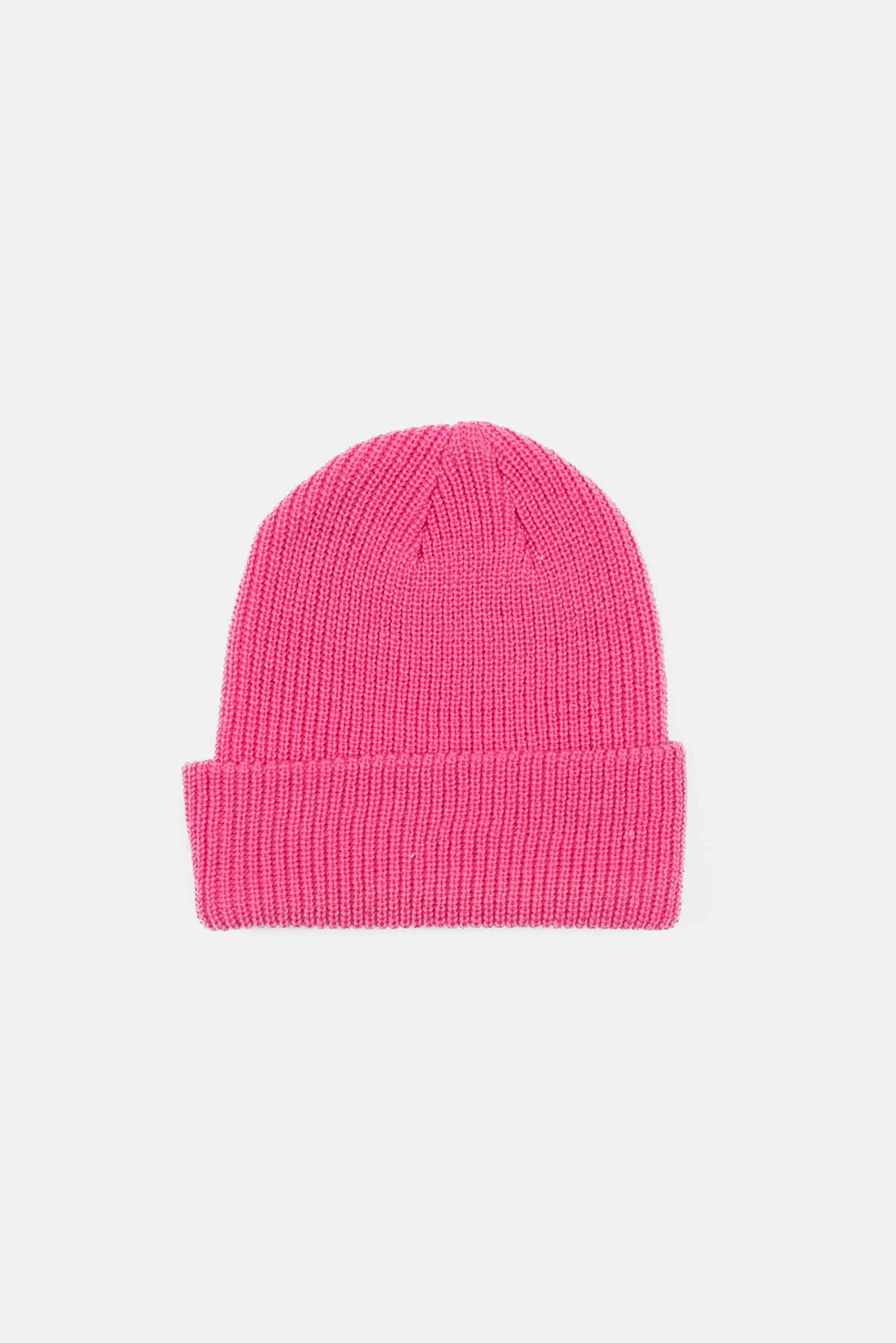 unisex-pink-wool-beanie-andorwith-surf-skate-wear