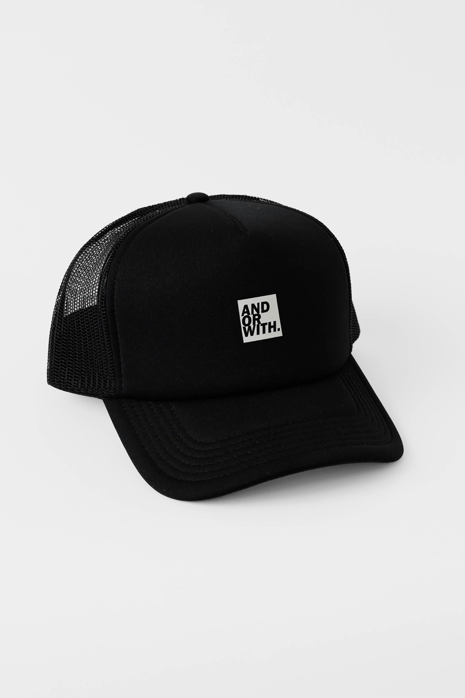 black-foam-trucker-hat-andorwith-surf-skate-wear-Australia