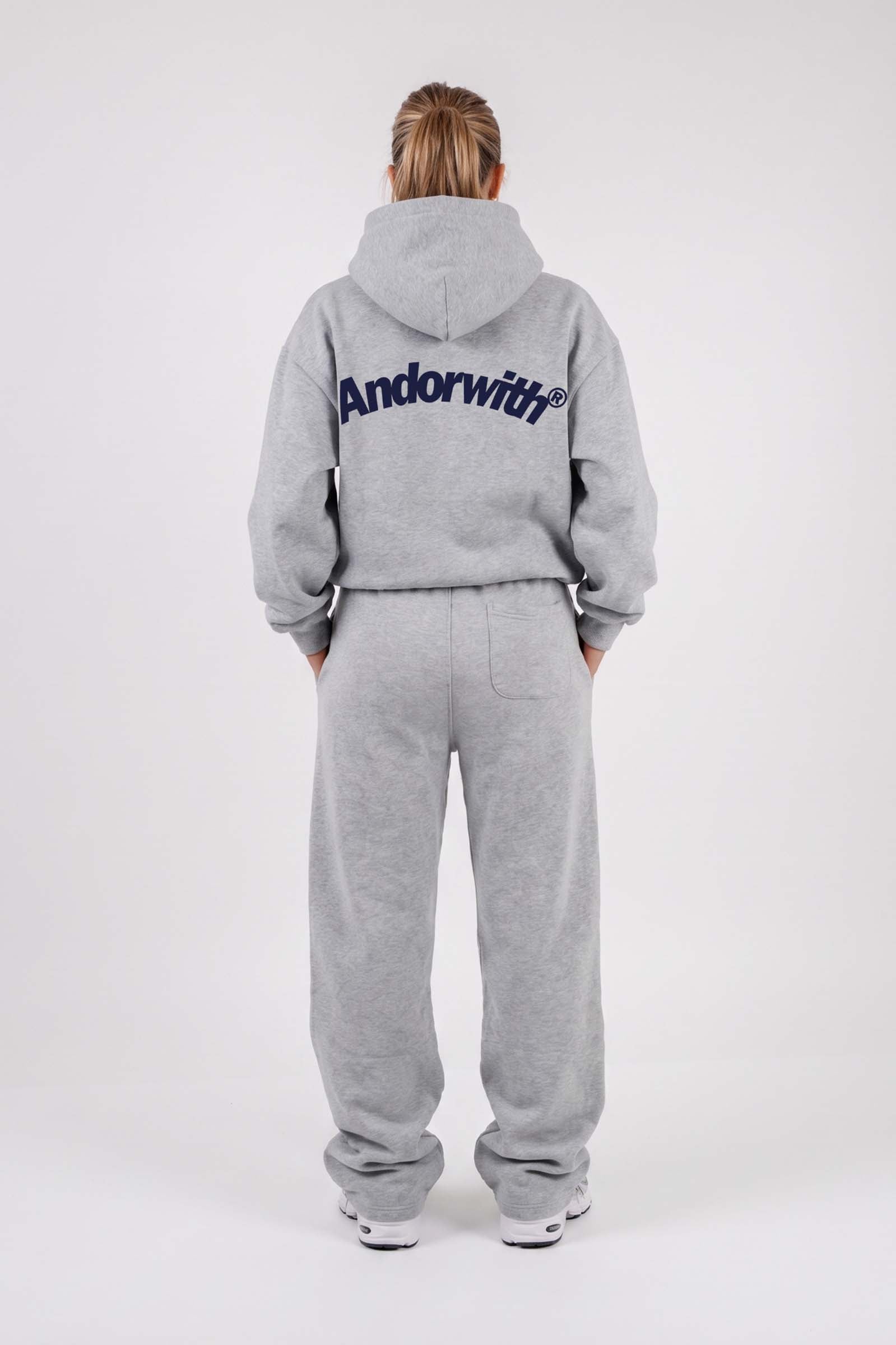 Swoop Track Pants Grey Marle