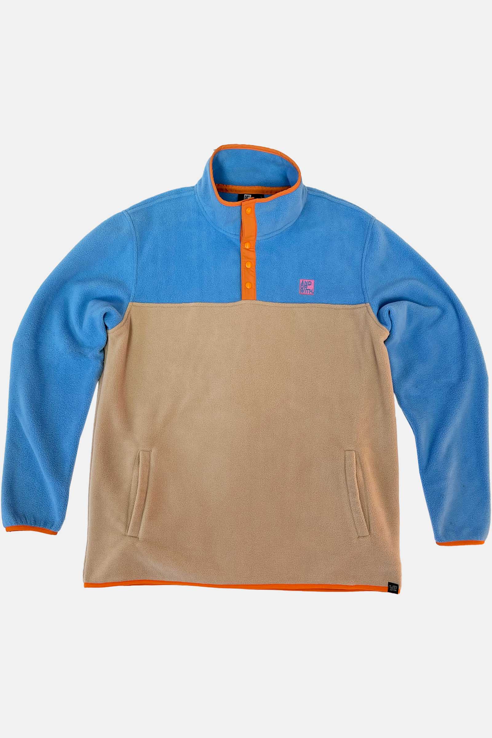 Campfire 1/4 Snap Polar Fleece Pullover Blue