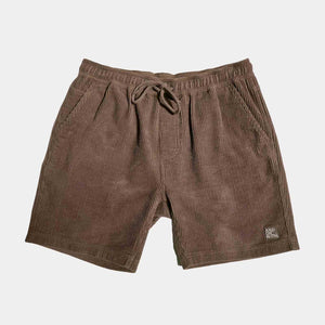 Beach Bum Corduroy Shorts Brown