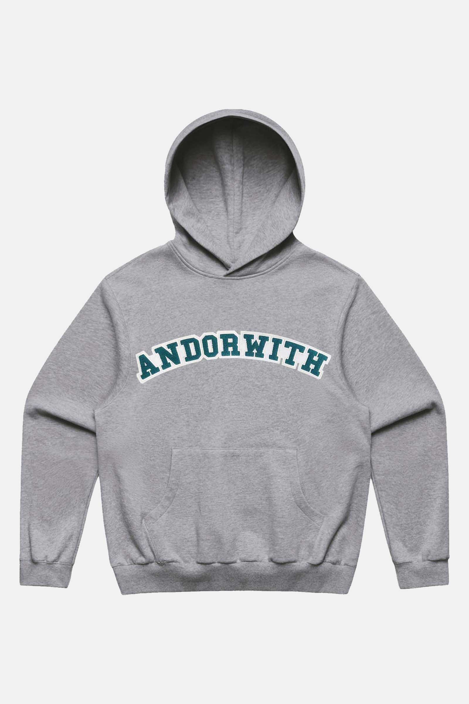 Team Box Fit Hoodie Grey